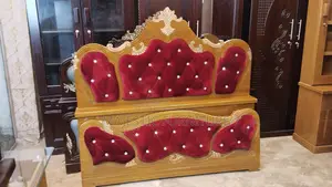 MAROON VELVET BED. M # 5216