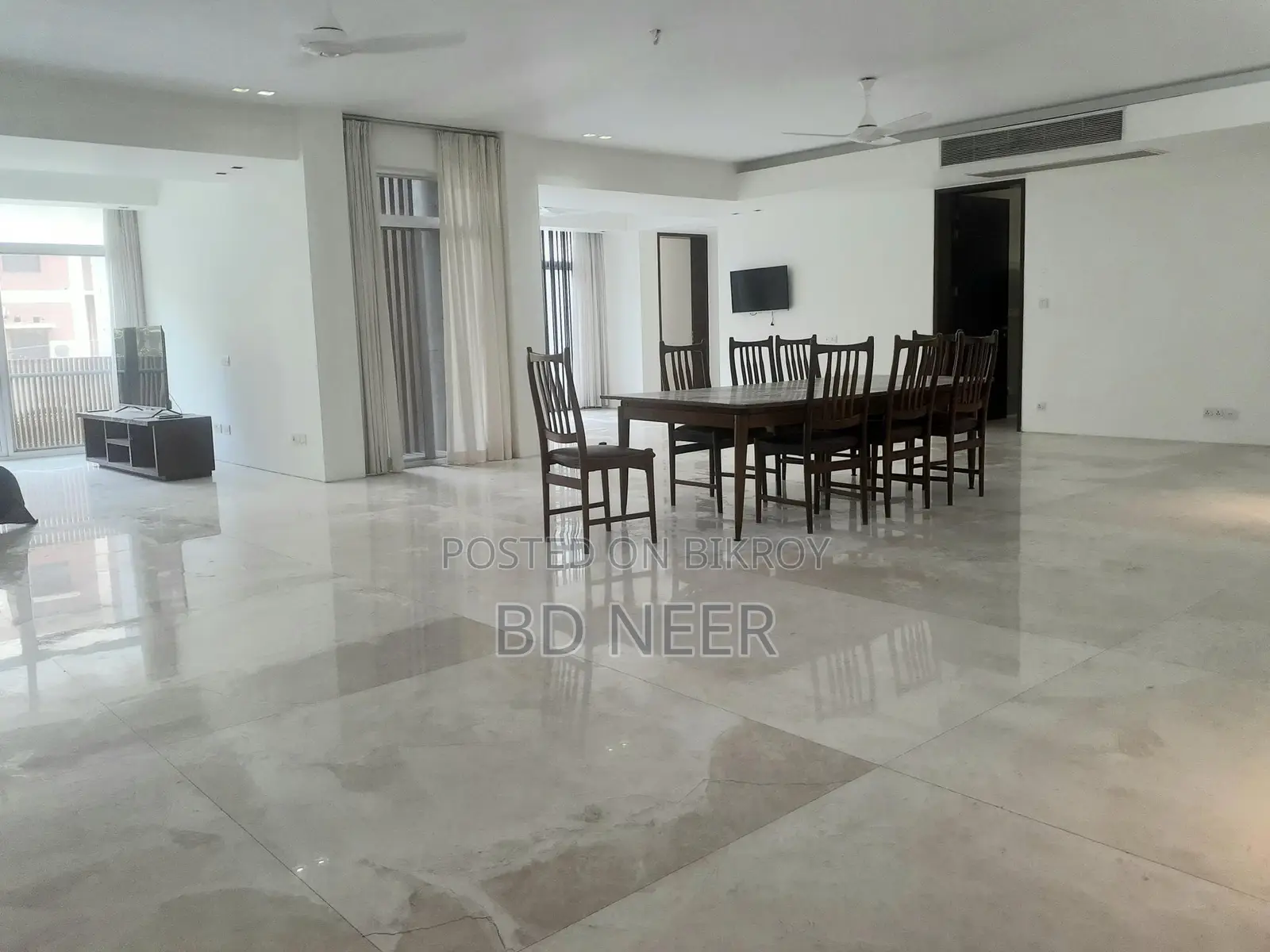 Fully Furnished 3 Bedroom Flat Rent in Gulshan-2