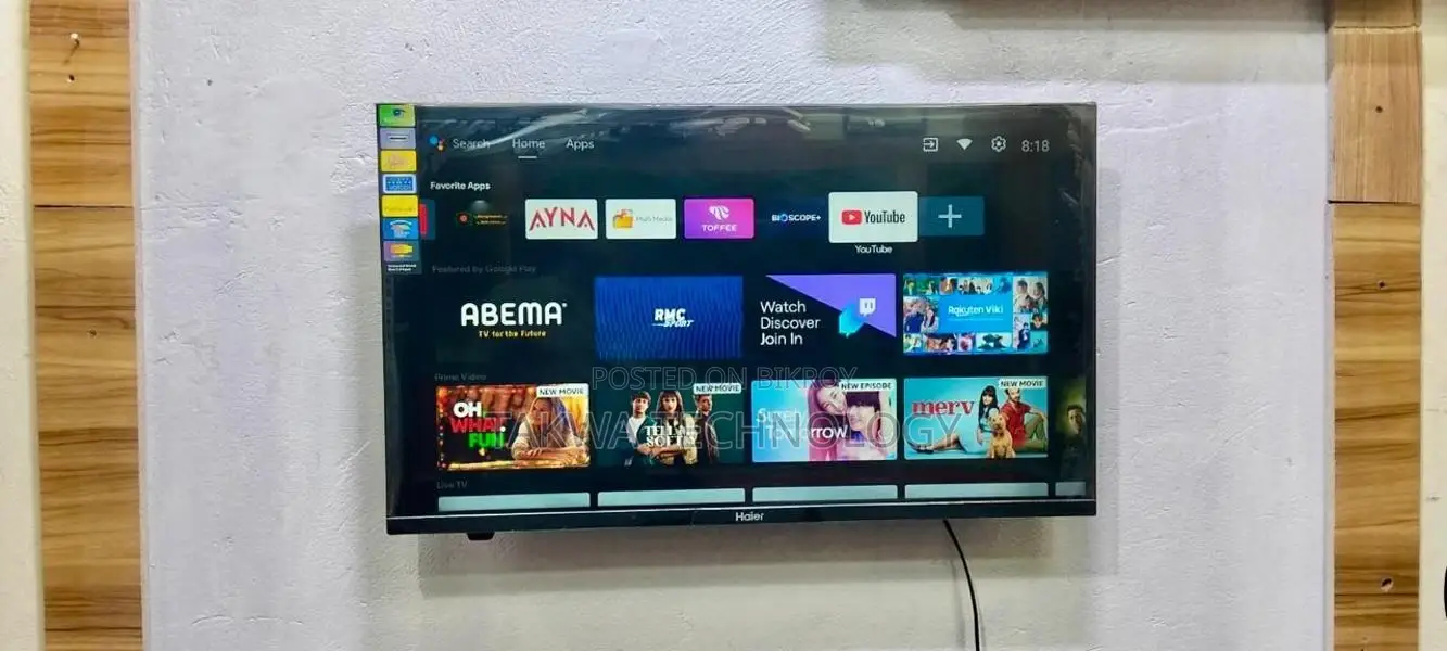 Haier-32" Inch Google Frameless Voice Control Gaming TV
