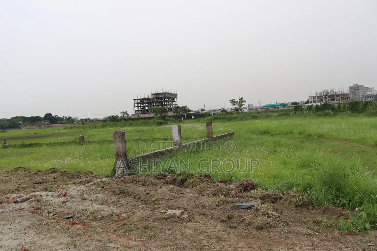 Fully ready plot for sale opposite Dhaka Airport, adjacent to Hajj Camp