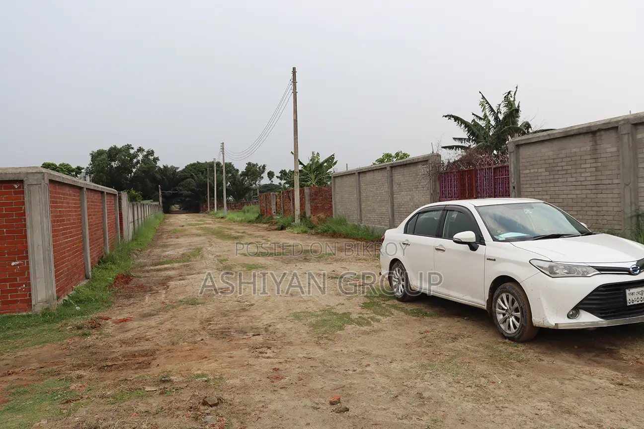 Fully ready plot for sale opposite Dhaka Airport, adjacent to Hajj Camp