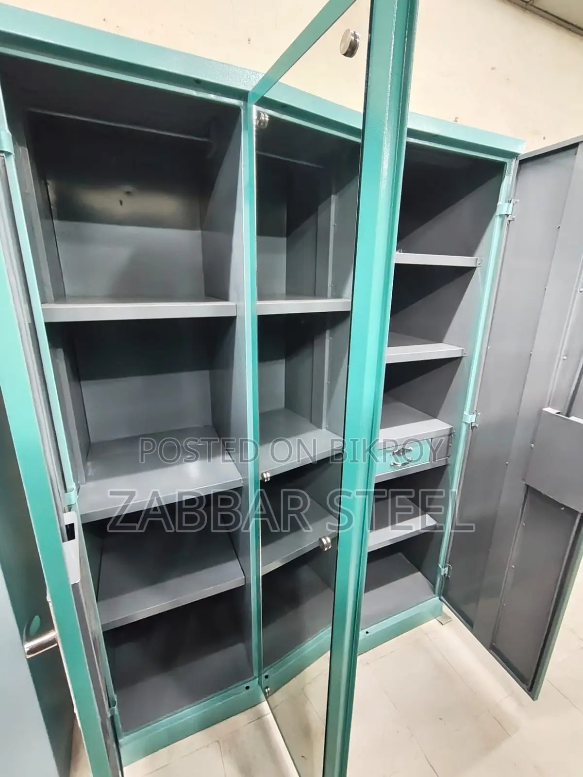 Steel Almirah | Three-Door Navana Steel Almirah — More space, less worry!