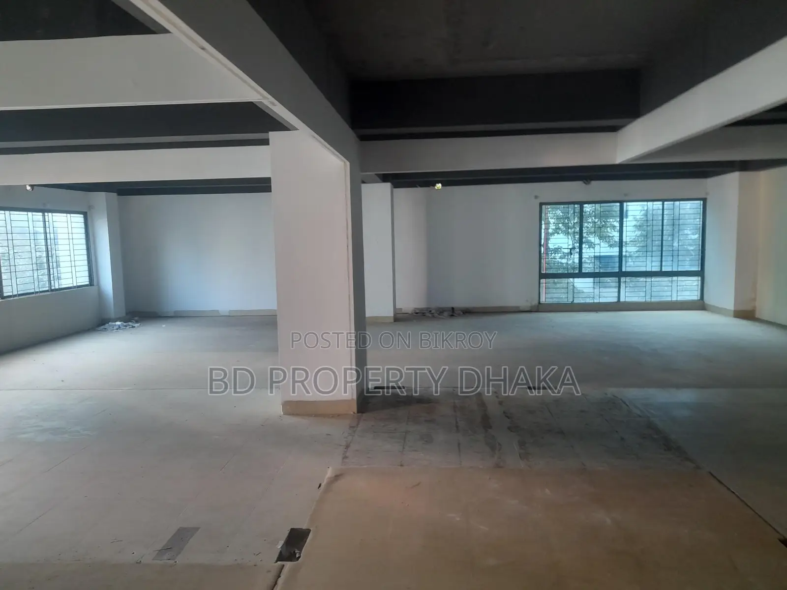 3000 Sqft Open Office Space for Rent in Banani