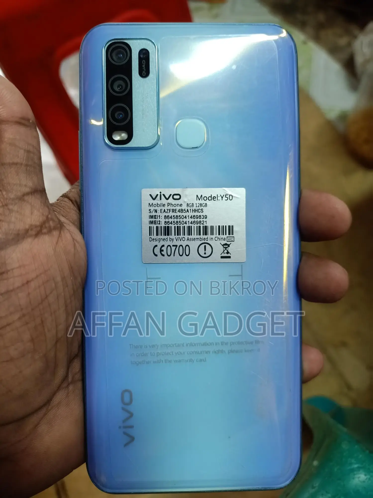 Vivo Y50 8/128 (Used)
