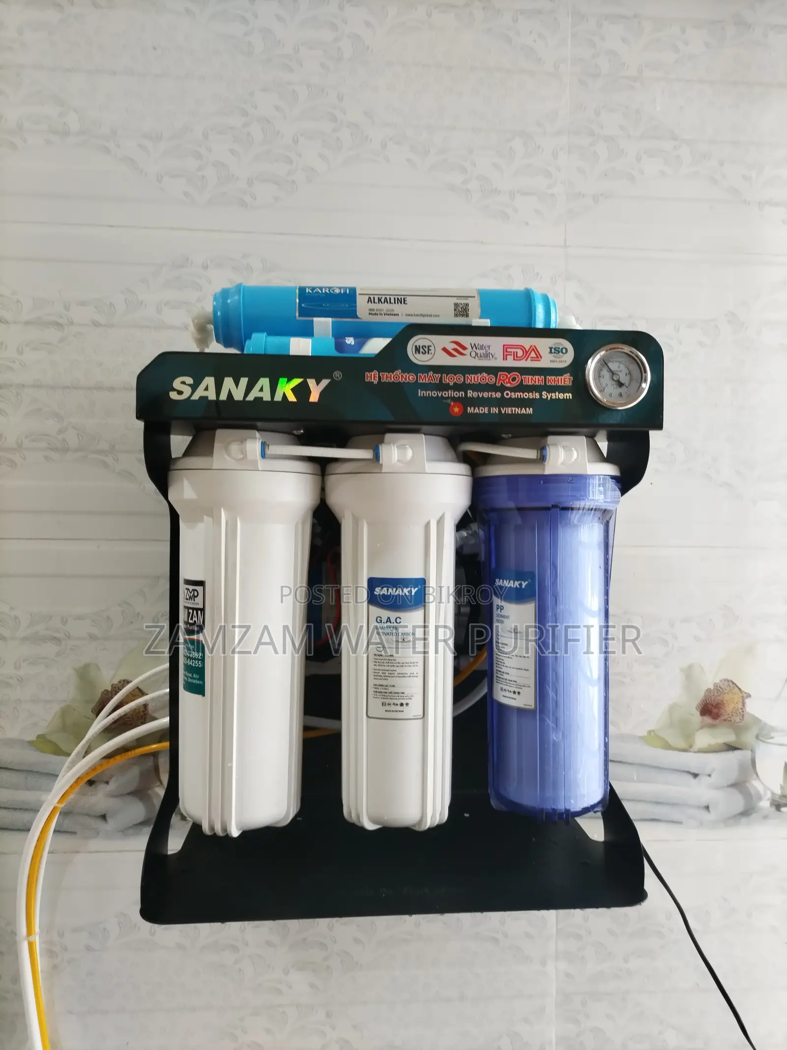 ভিয়েতনামে তৈরি Sanaky S3 ওয়াটার পিউরিফায়ার