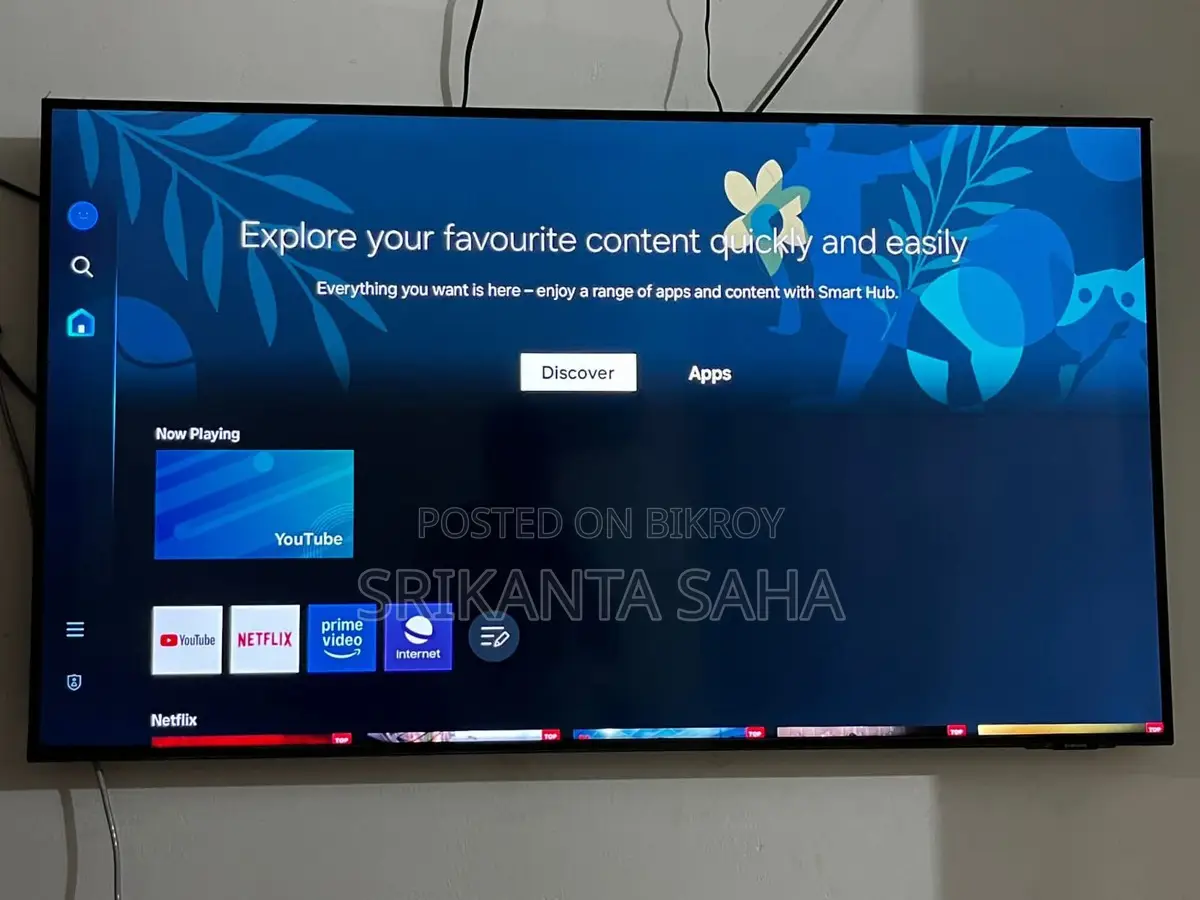 Samsung 50BU8000 50-Inch Crystal 4K UHD HDR Smart Television