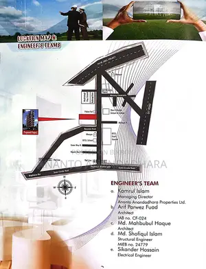 1200 Sqft Ongoing Flat for sale at Modhubag near Hatirjheel.