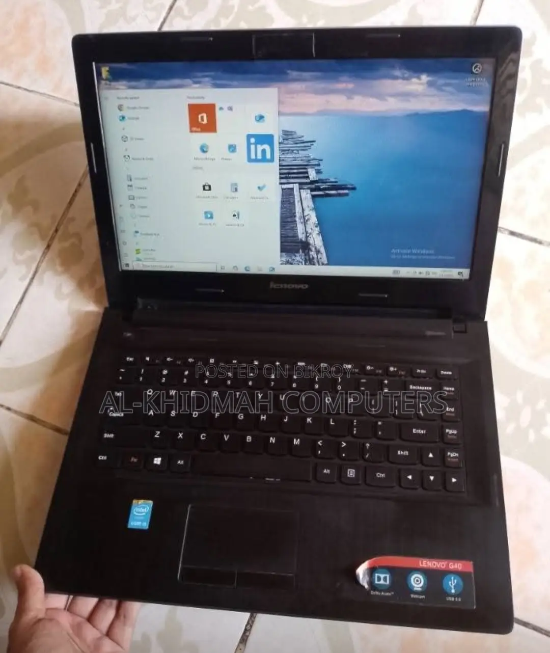 Lenovo Core i5 5th Gen Laptop, 4GB, 750GB, 14", Courier Delivery Available.