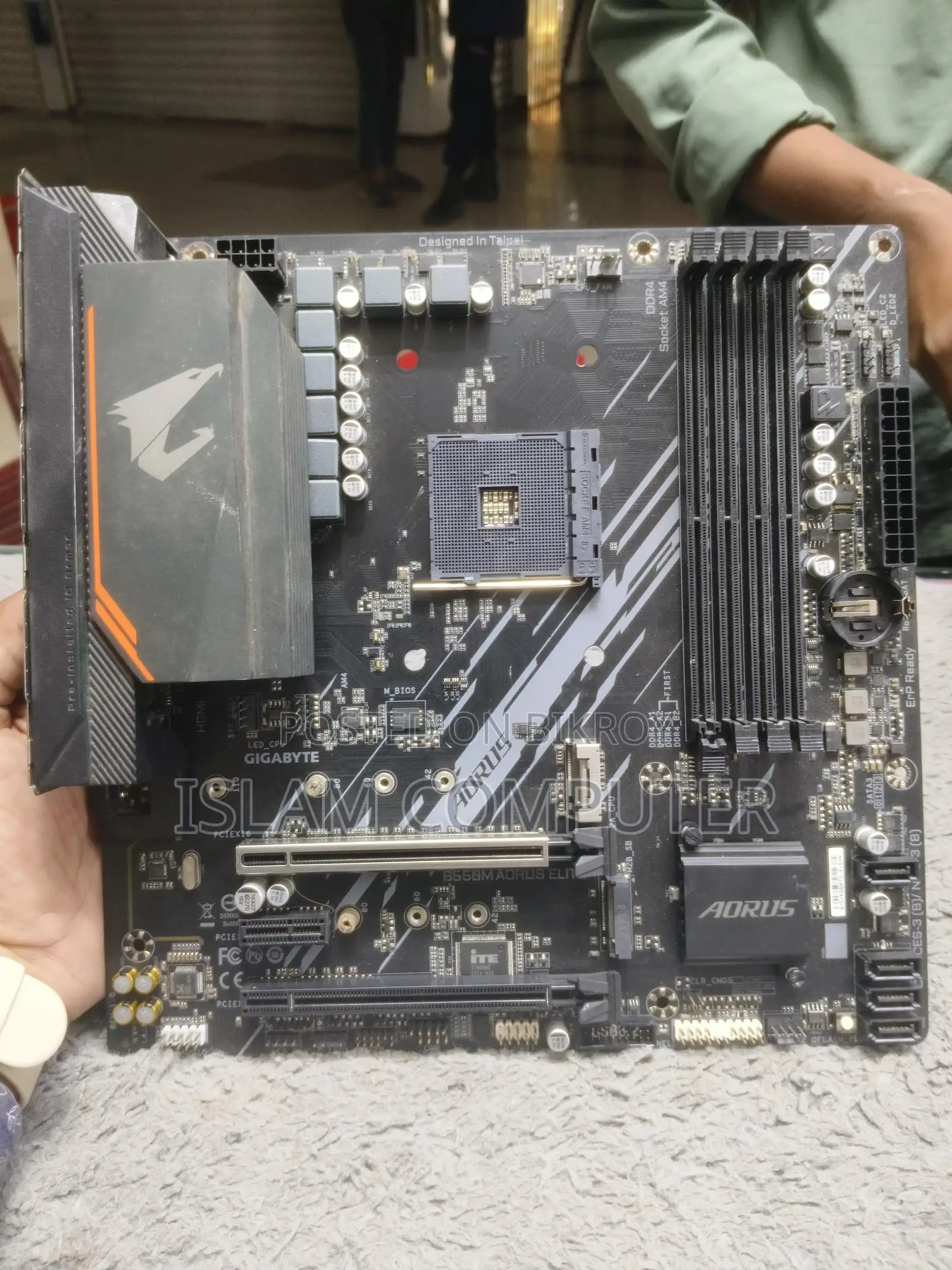 B550 Aorus Elite Gaming Motherboard (Never Repaired)