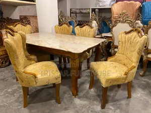 Six Chair Modern Dining Table