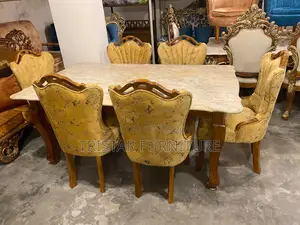 Six Chair Modern Dining Table