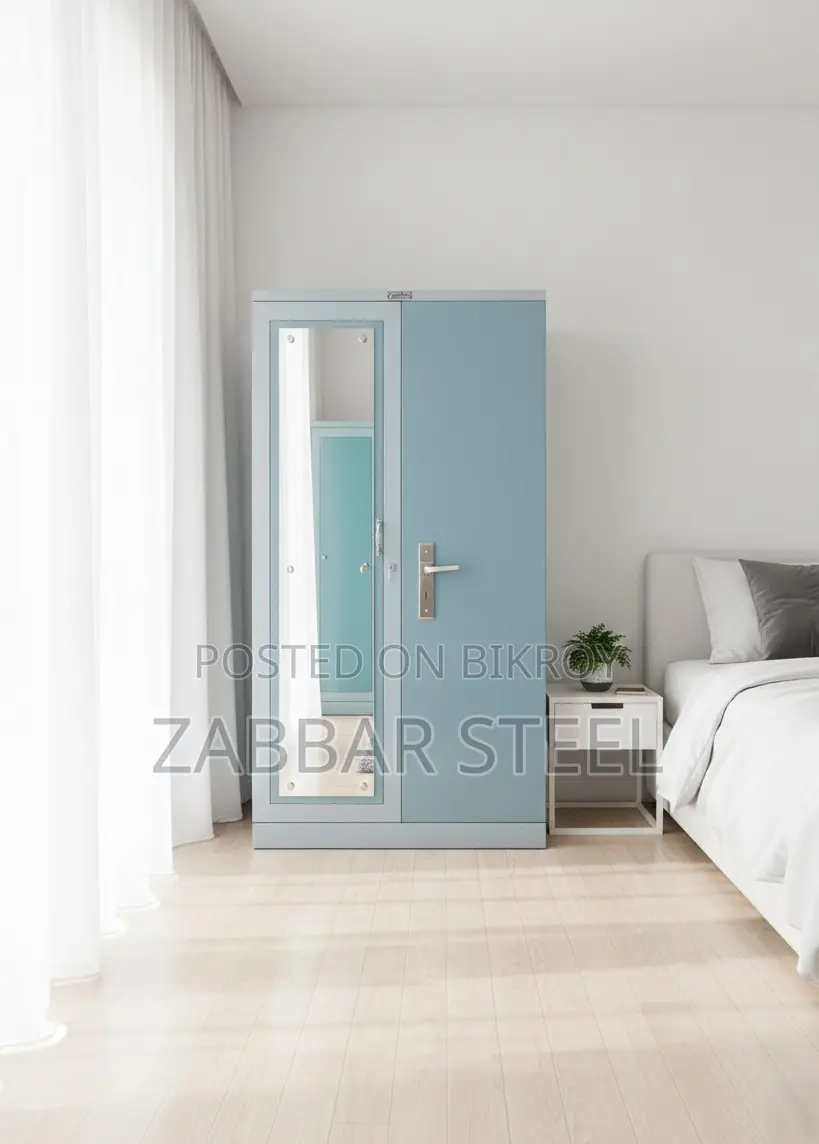 Premium Quality 2-Door Steel Almirah - Steel Almari