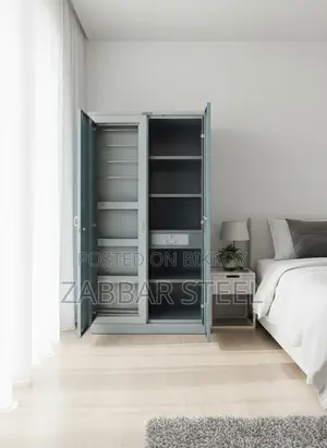 Premium Quality 2-Door Steel Almirah - Steel Almari