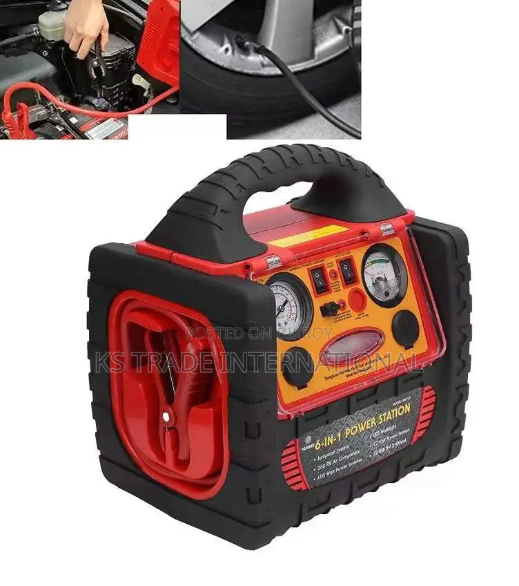 6-in-1 Power Station Jumpstarter
