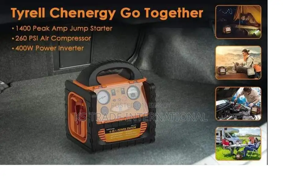 6-in-1 Power Station Jumpstarter