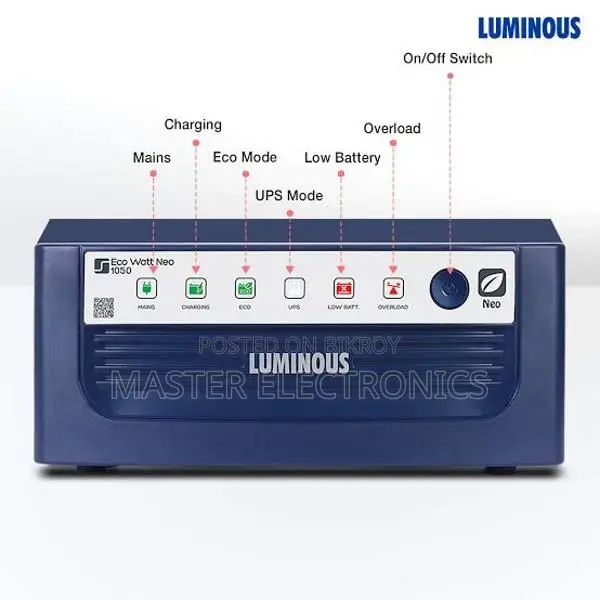 Luminous Ips 1050watt & Hamko Battery 200ah
