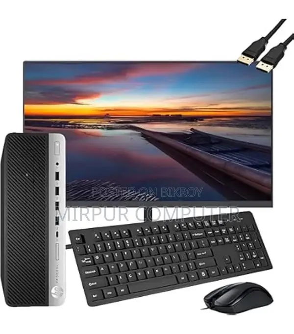 কম্পিউটার Core i5 2nd Gen, HP 20" LED, 8GB RAM, 1TB HDD