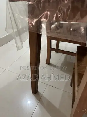 ১০০% চিটাগং সেগুন এর ডাইন টেবিল সাথে ৬ টি চেয়ার