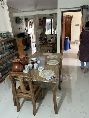 ১০০% চিটাগং সেগুন এর ডাইন টেবিল সাথে ৬ টি চেয়ার