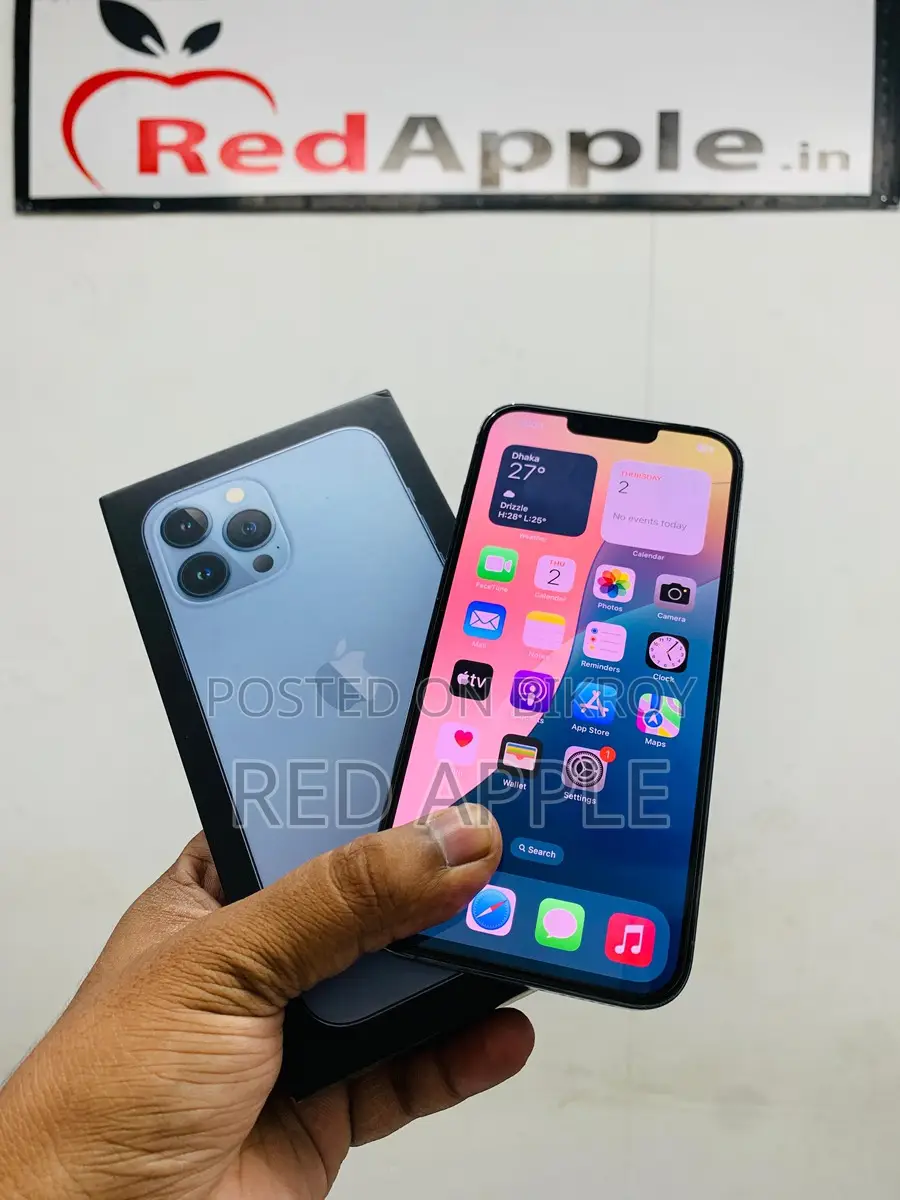 অ্যাপল আইফোন ১৩ প্রো ম্যাক্স ১২৮ জিবি ফুলবক্স এলএলএ (ব্যবহৃত)