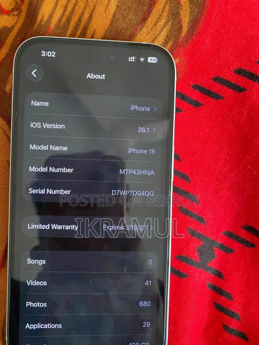 Apple iPhone 15 (Used)