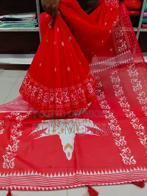 Chanderi Silk Saree with Blouse Piece