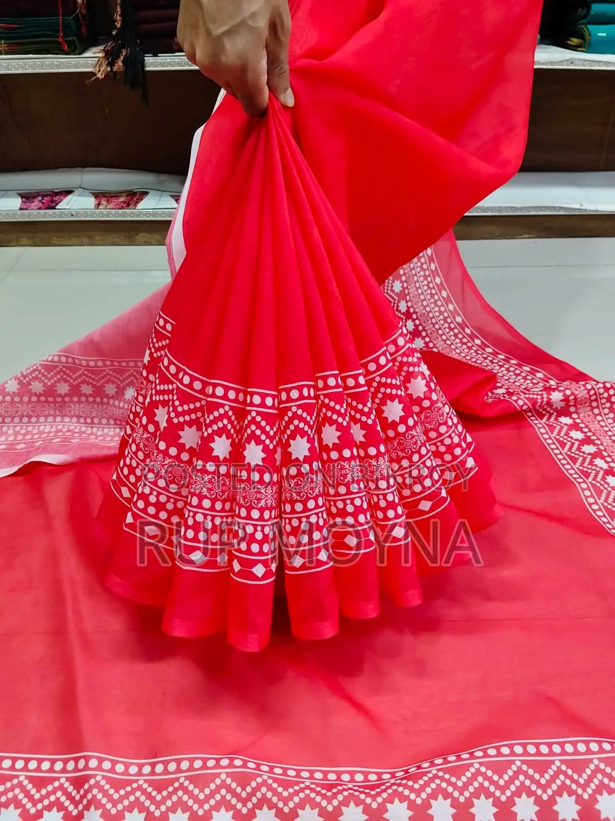 Chanderi Silk Saree with Blouse Piece