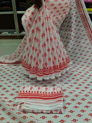 Chanderi Silk Saree with Blouse Piece