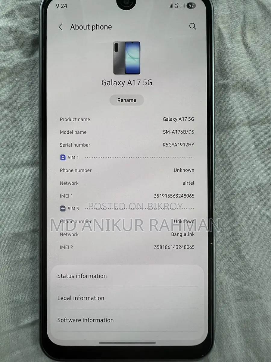 Samsung Galaxy A17 (Used)