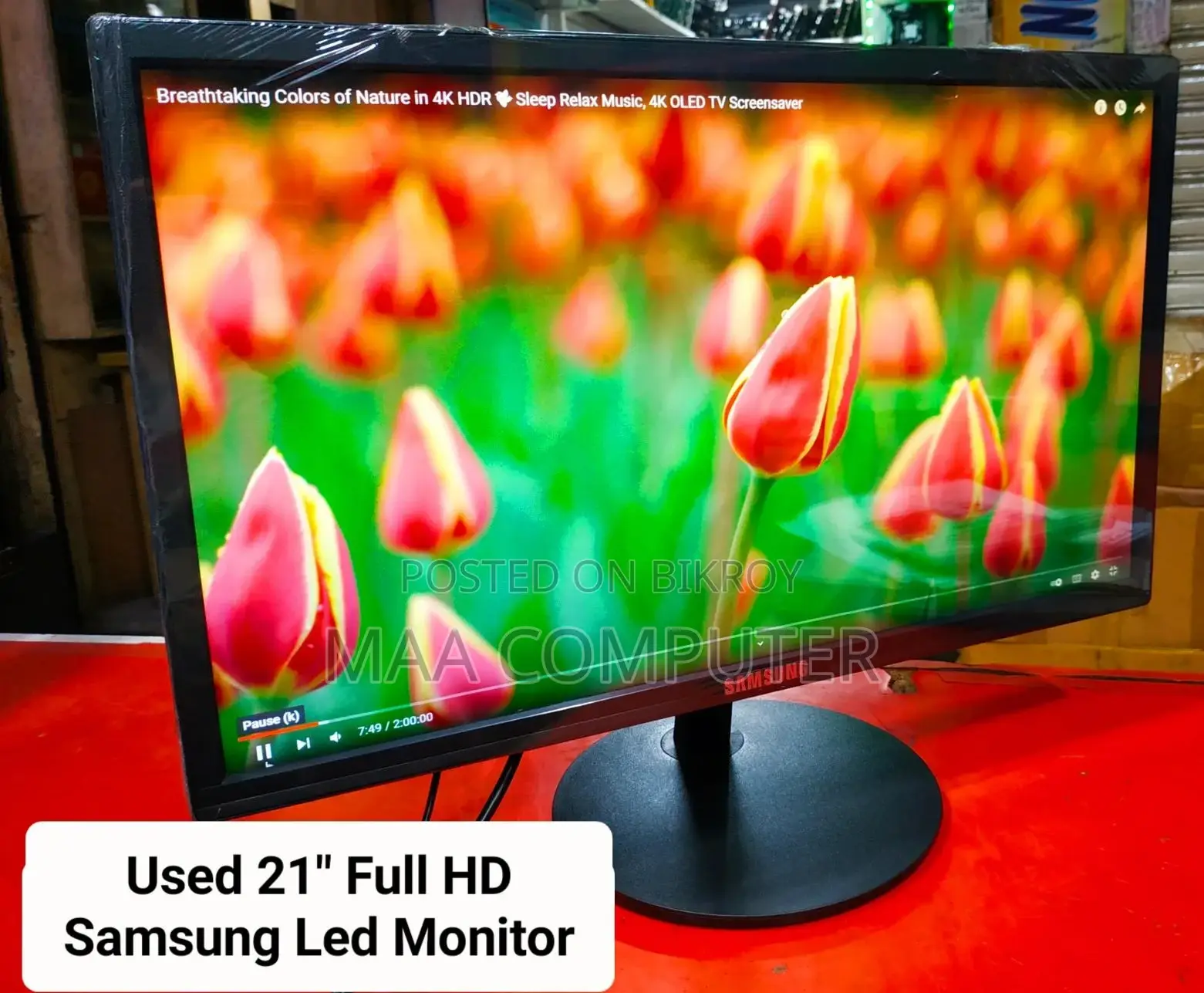 Inch Samsung (1-year Warranty) Slim LED Monitor Full HD Stock Limited
