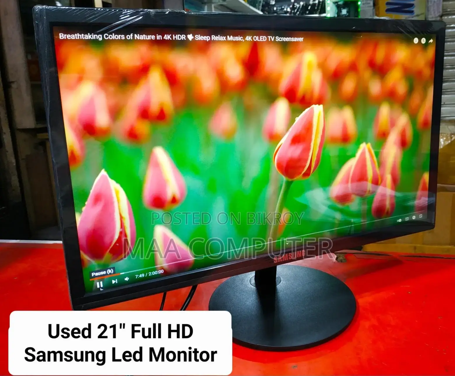 Inch Samsung (1-year Warranty) Slim LED Monitor Full HD Stock Limited