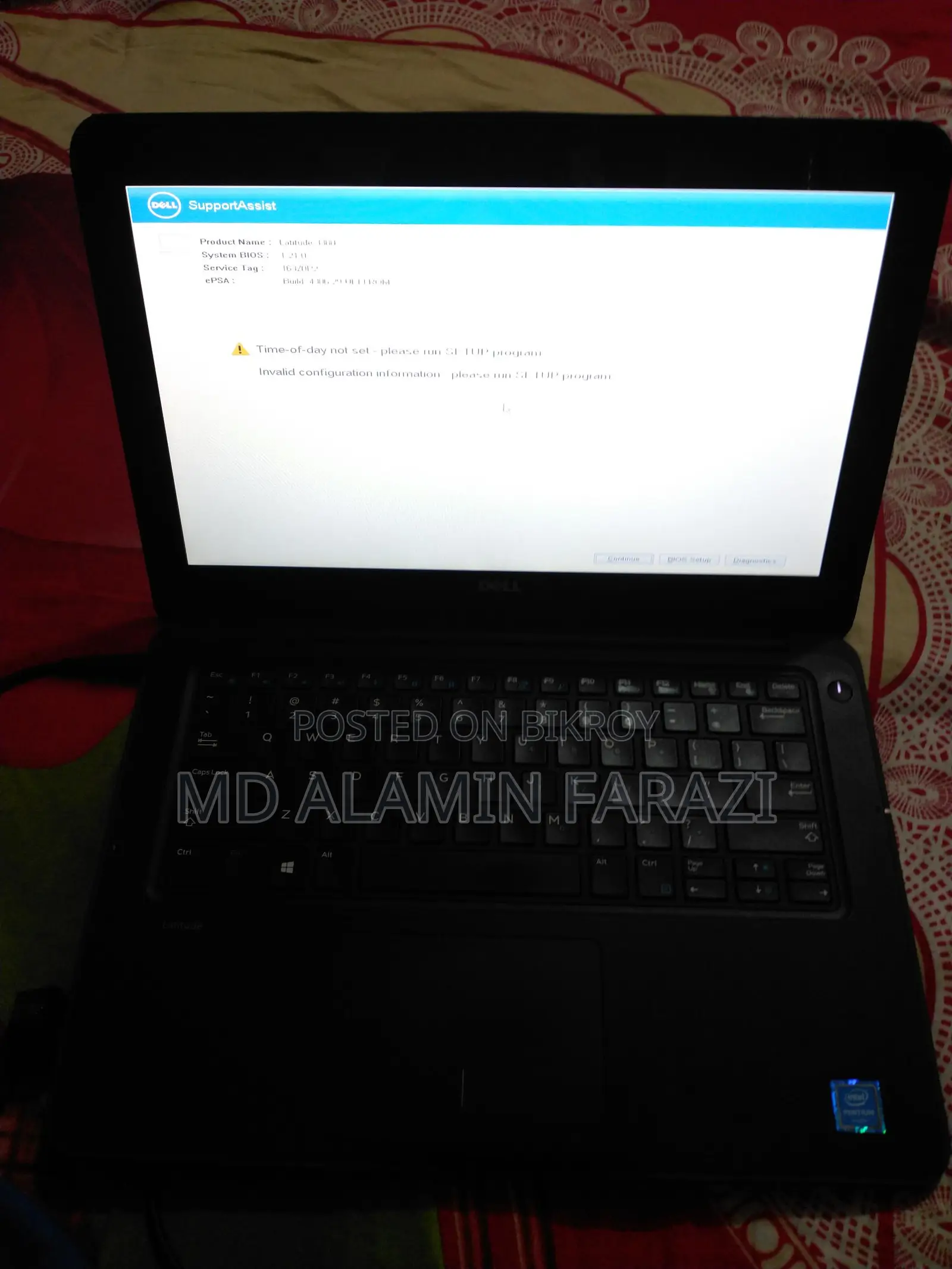 Laptop for sale - 8GB RAM, 128GB ROM