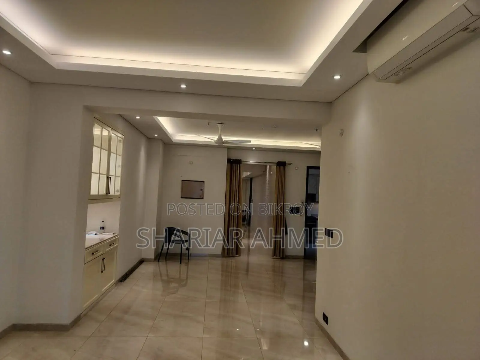 3 Bed 3700 Sqft Semi-Furnished Flat For Rent In Gulshan
