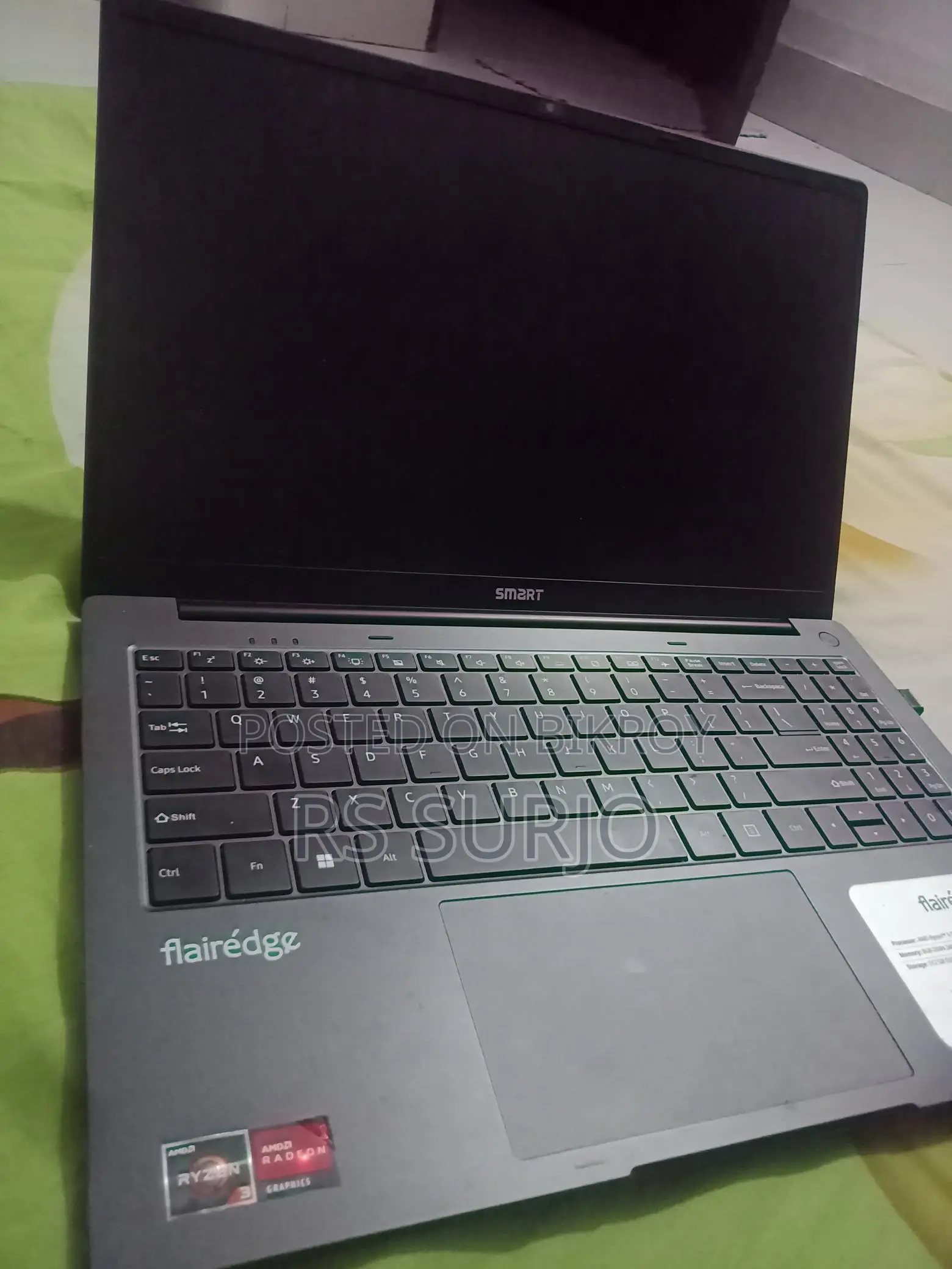 Smart Flairedge Ryzen 3 3200U 15.6" FHD Laptop