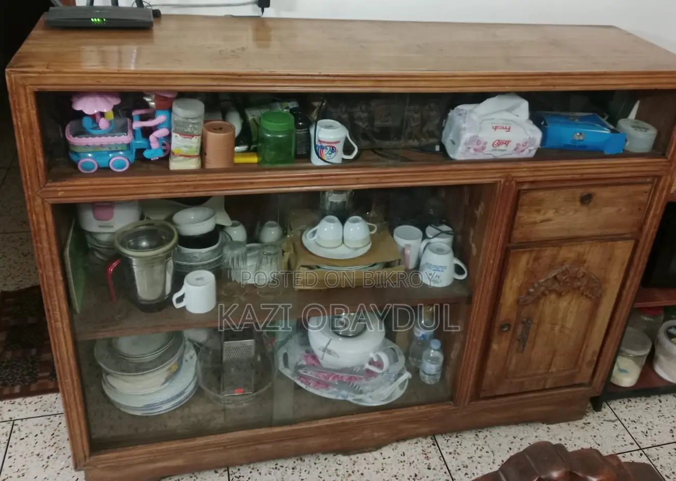 Teak Wood Showcase for Sale