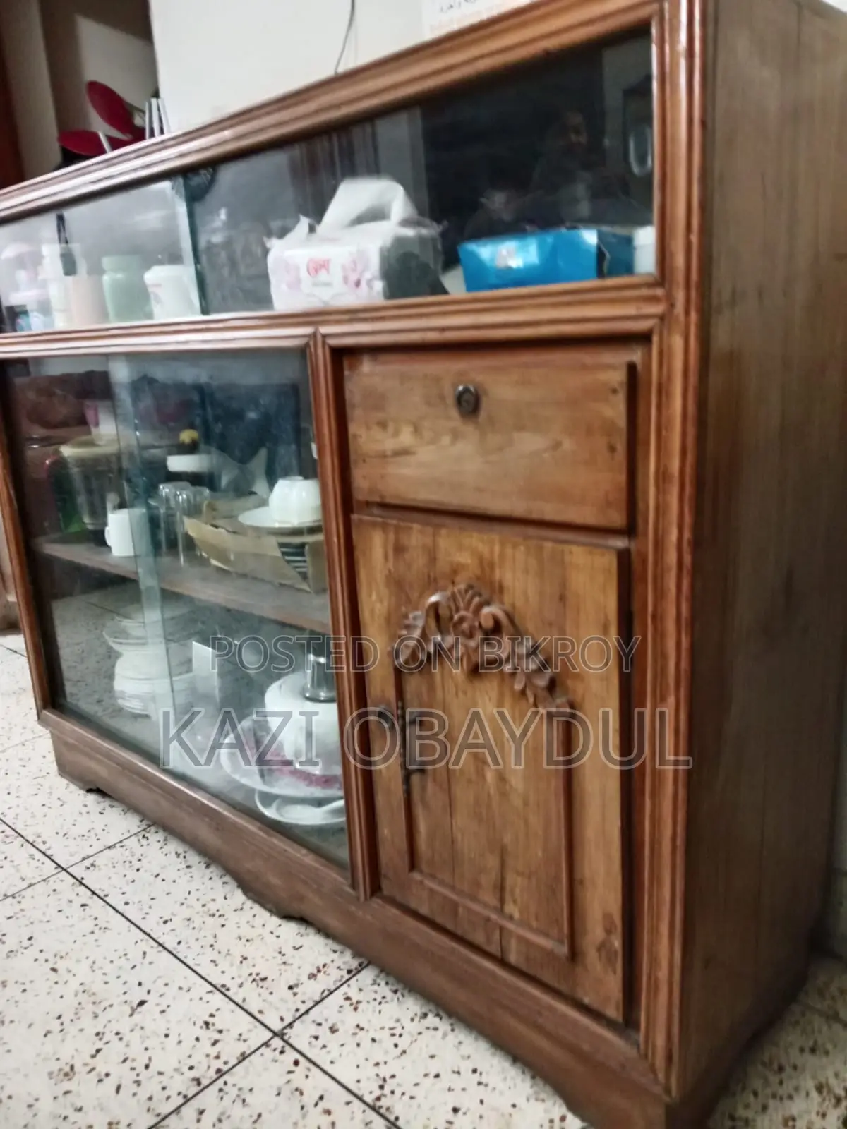 Teak Wood Showcase for Sale