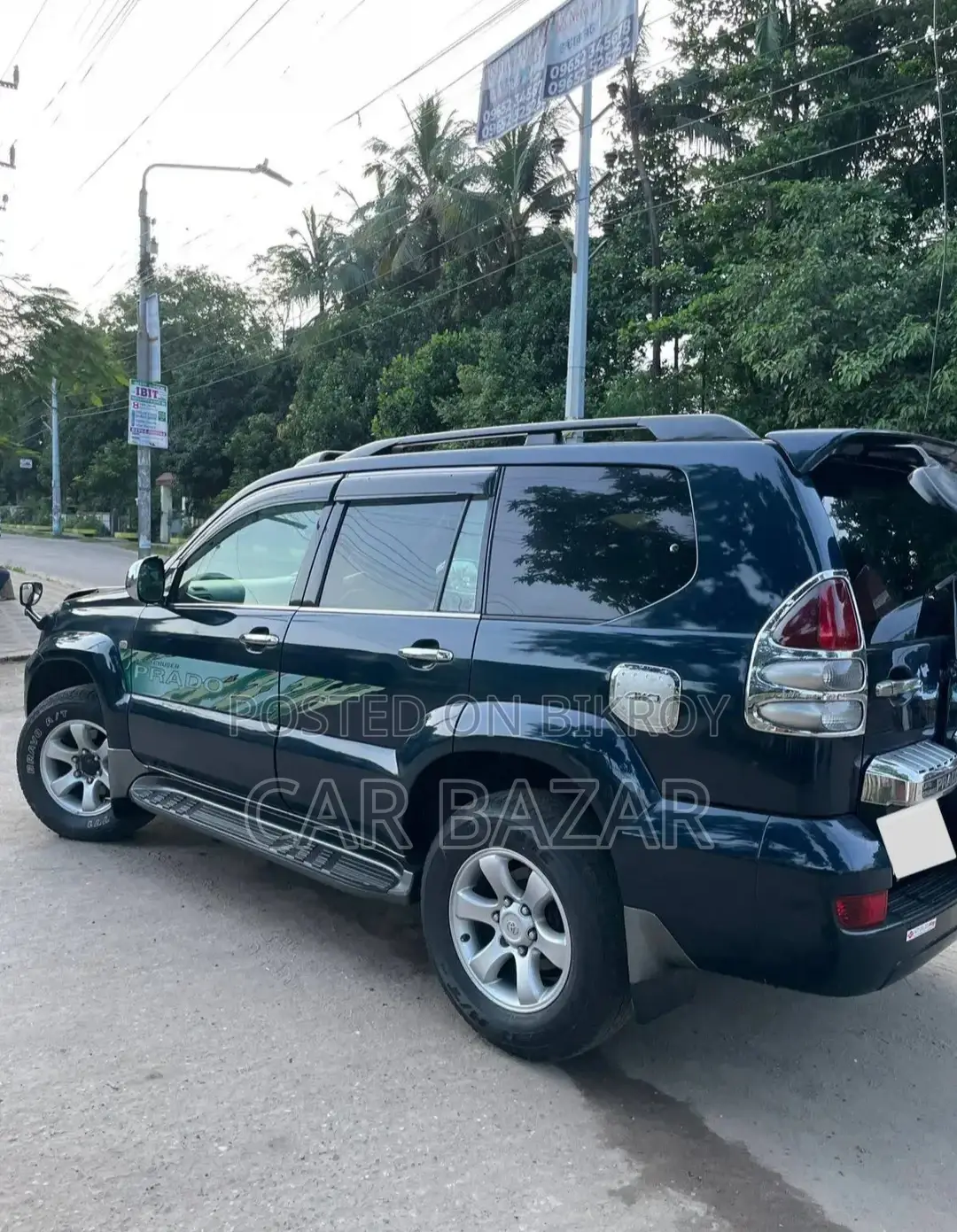 টয়োটা ল্যান্ড ক্রুজার প্রাডো ২.৭ ৫-দরজা ২০০৩ নীল