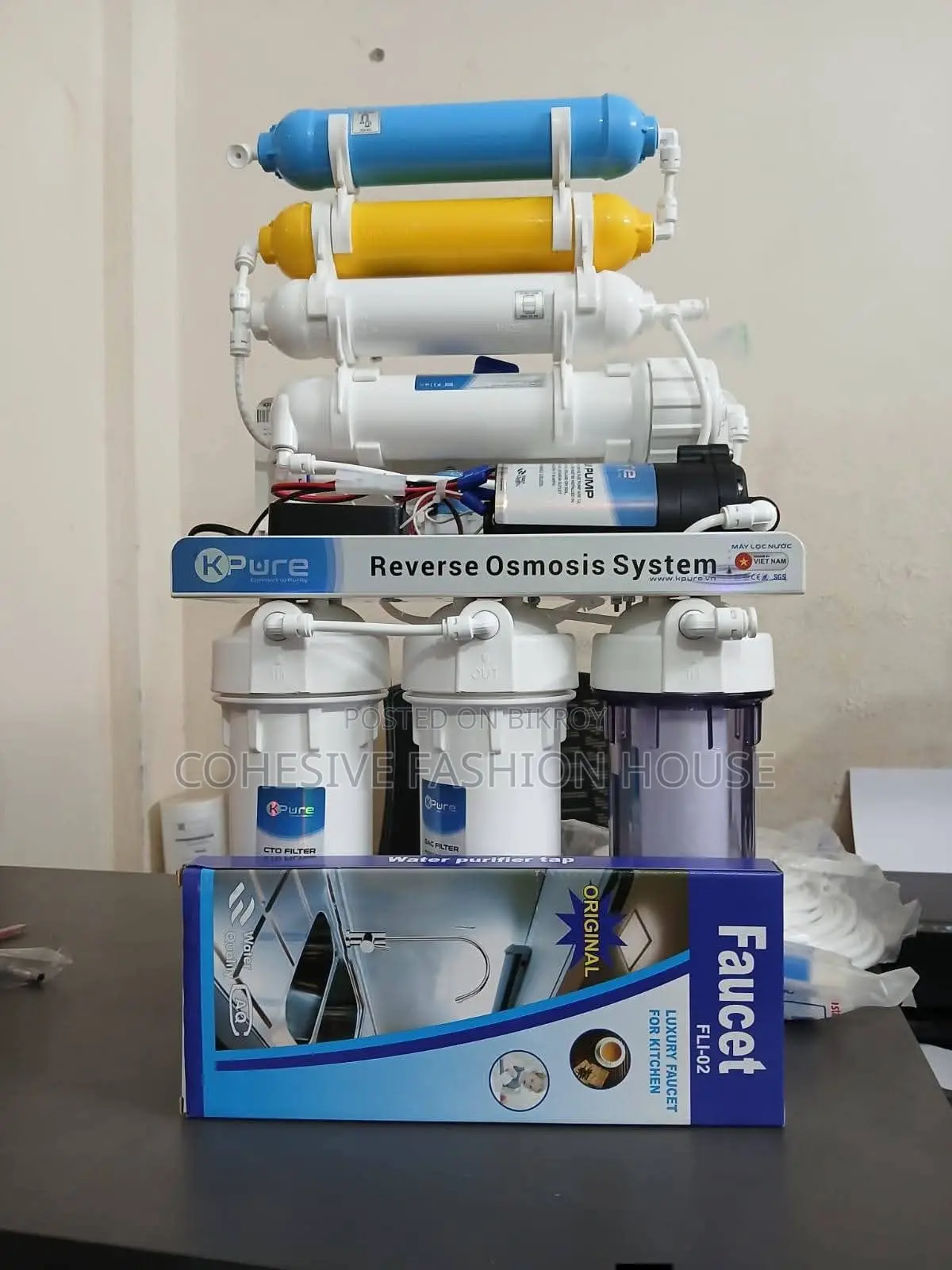 ভিয়েতনামে তৈরি Kpure ওয়াটার ফিল্টার