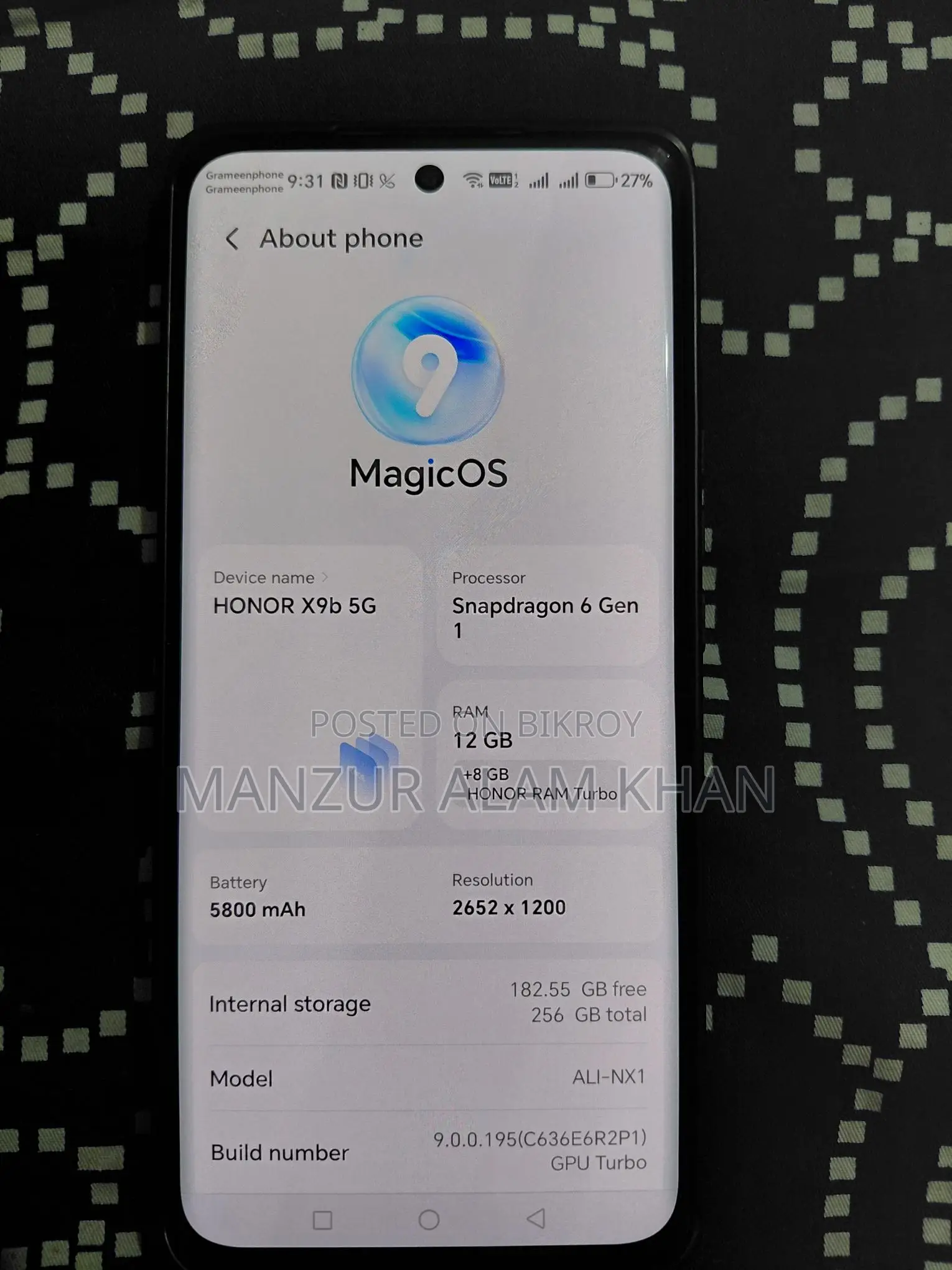 Honor X9b 5G (Used)