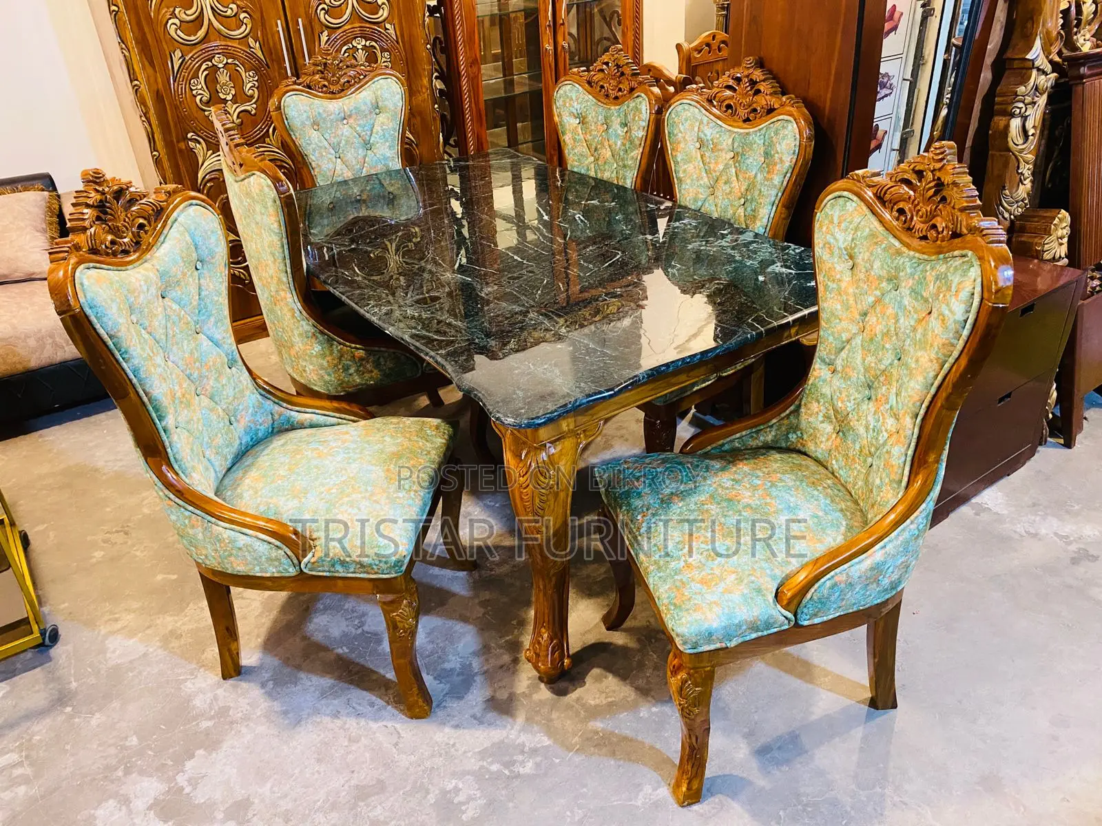 Modern Design Dining Set Made of Teak Wood Dl144f
