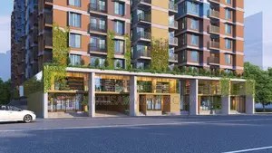 Beautiful residential building built with sustainable construction