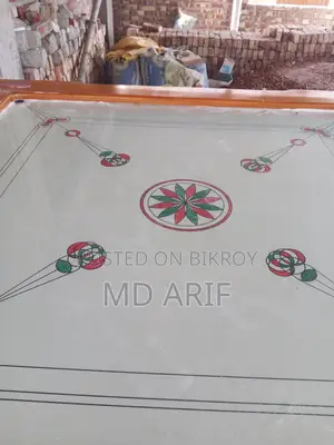 A Glass Carrom Board