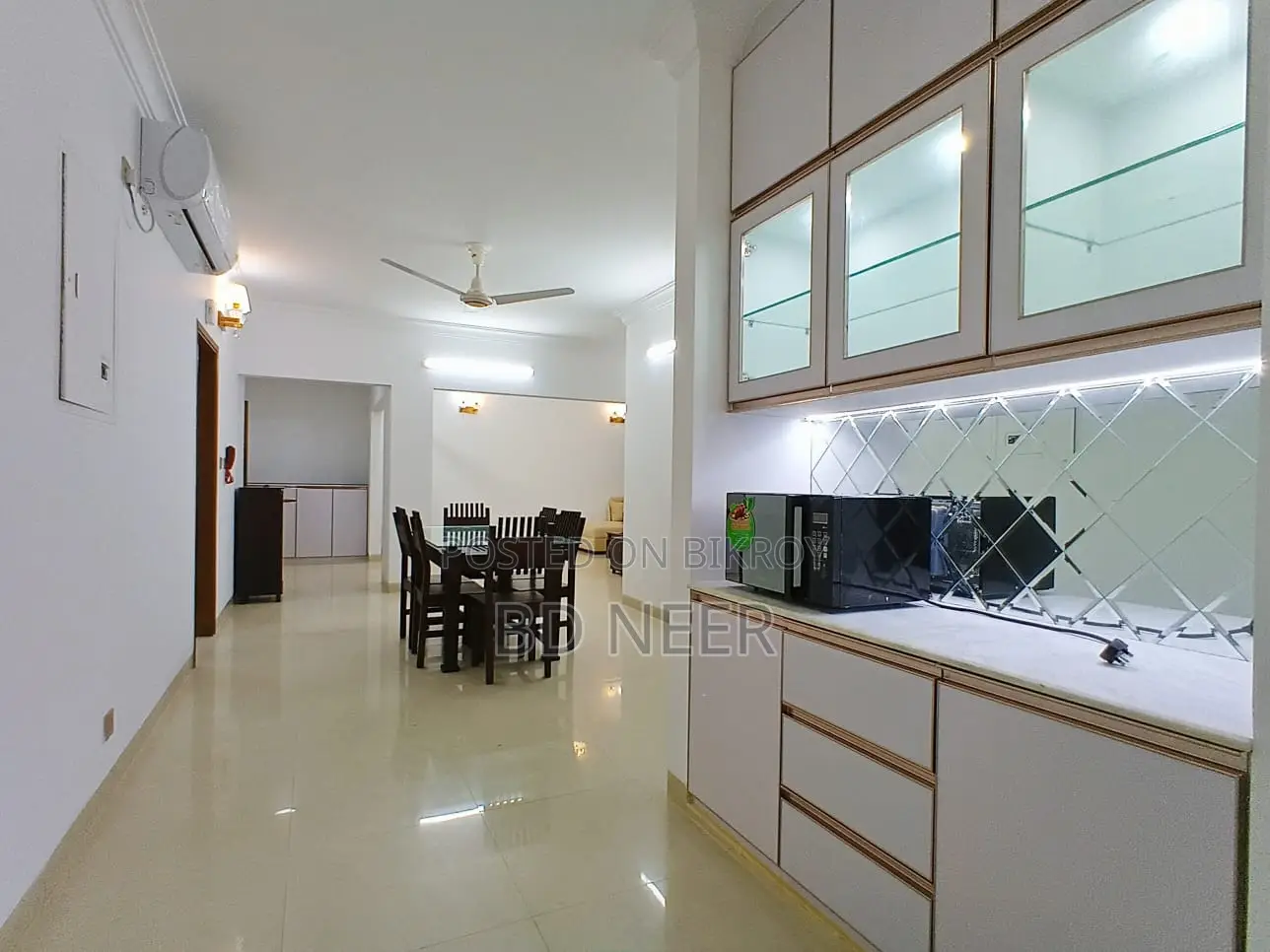 brand new fully furnish 3 Bed room apt rent in Gulshan 2