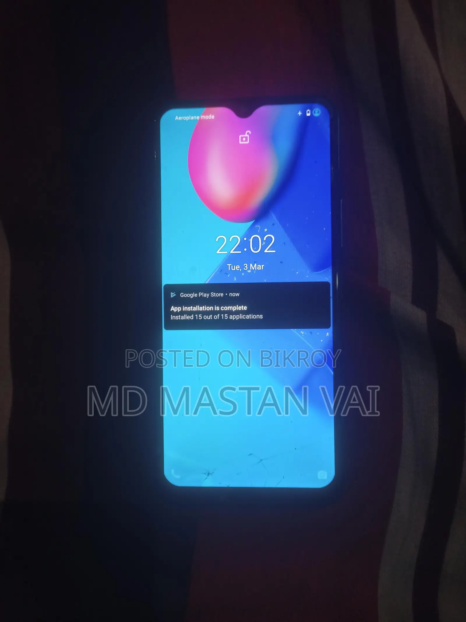 Vivo Y20 . (Used)