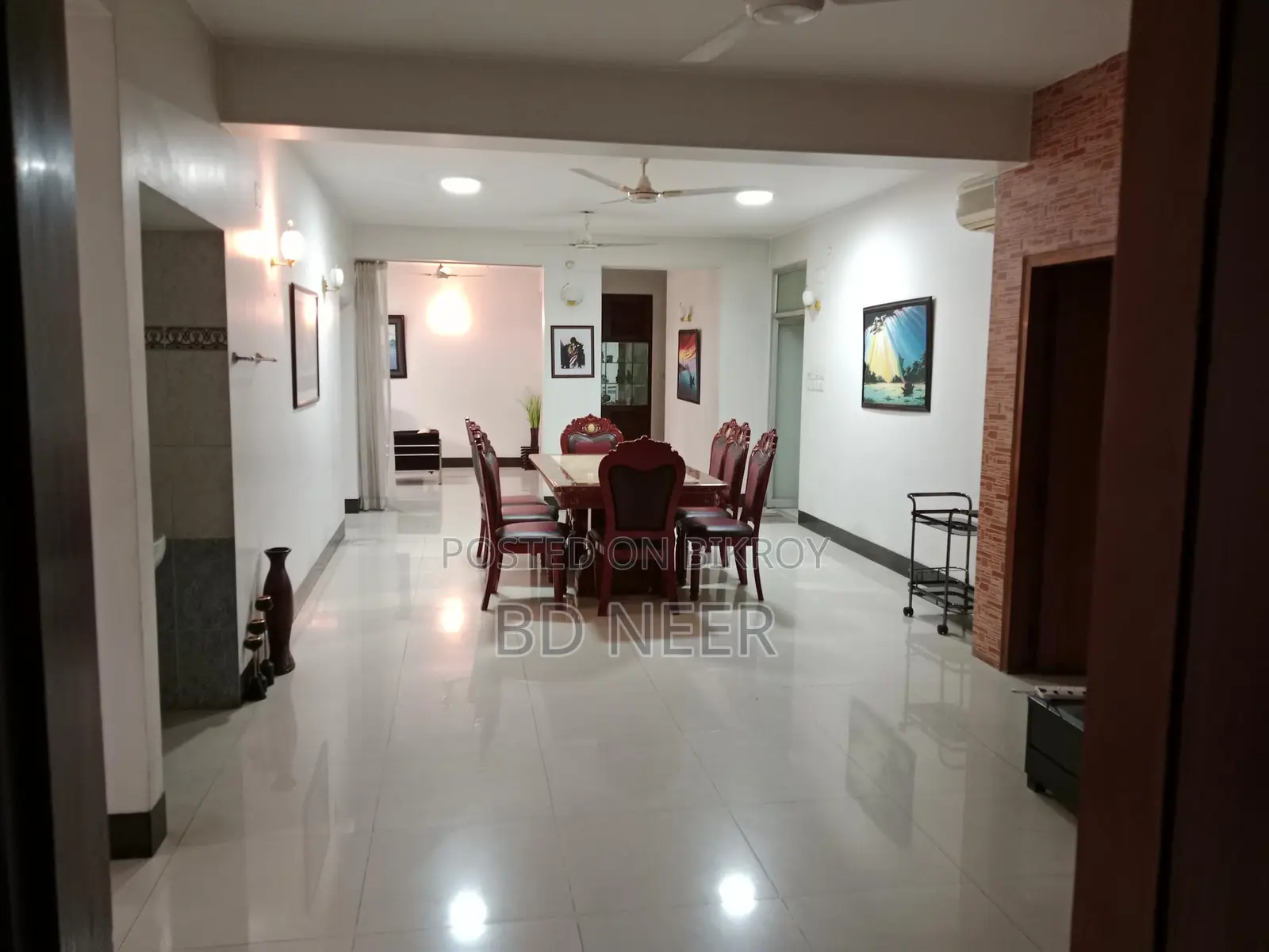 Exclusive fully furnish 4 bed Room apt rent in Gulshan