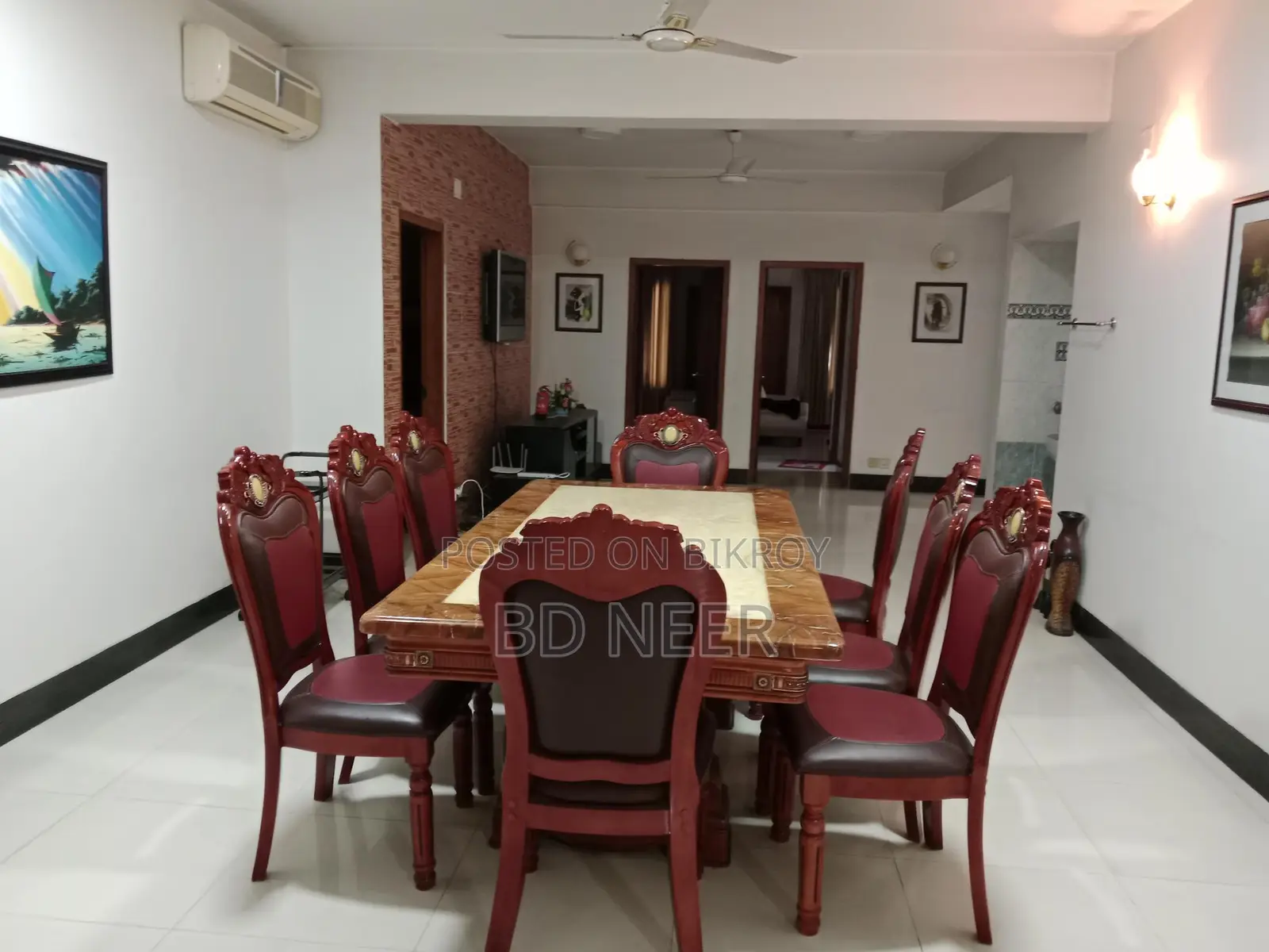 Exclusive fully furnish 4 bed Room apt rent in Gulshan