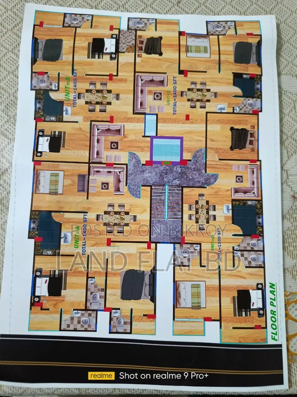 NORTH FACING FLAT FOR SALE 1400 SFT