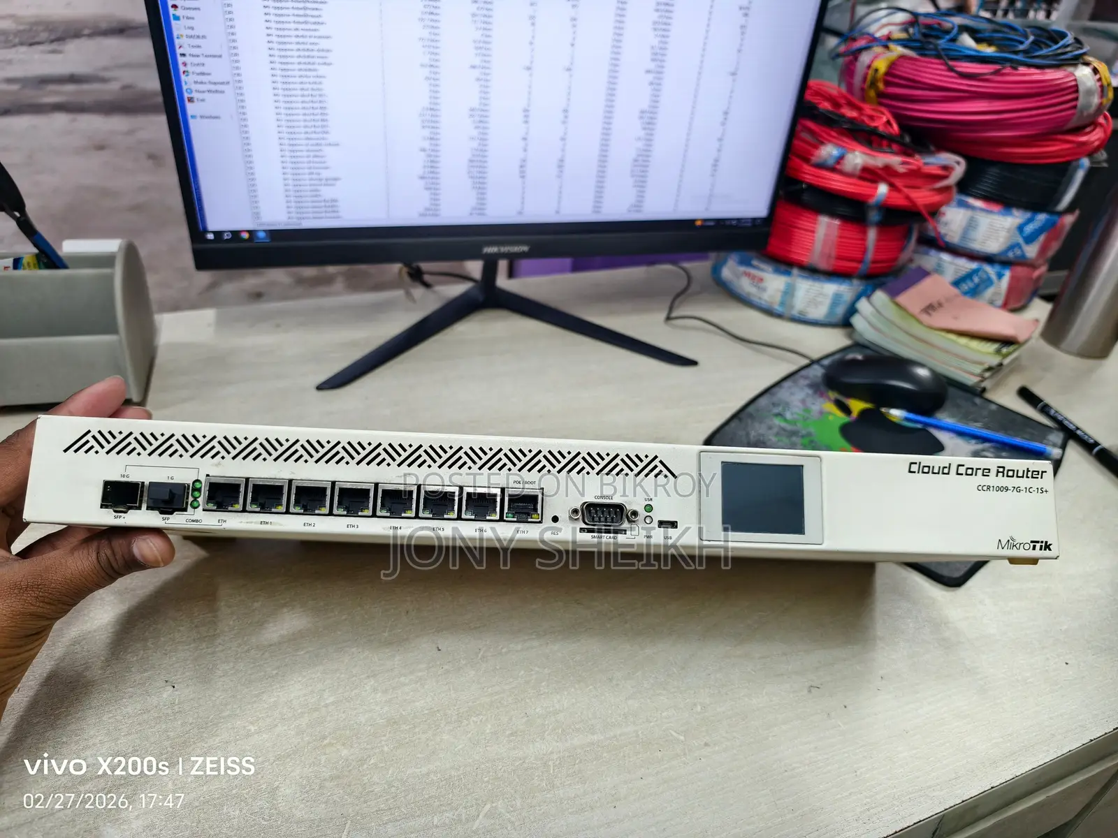 Mikrotik Ccr1009-7g-1c-1s+