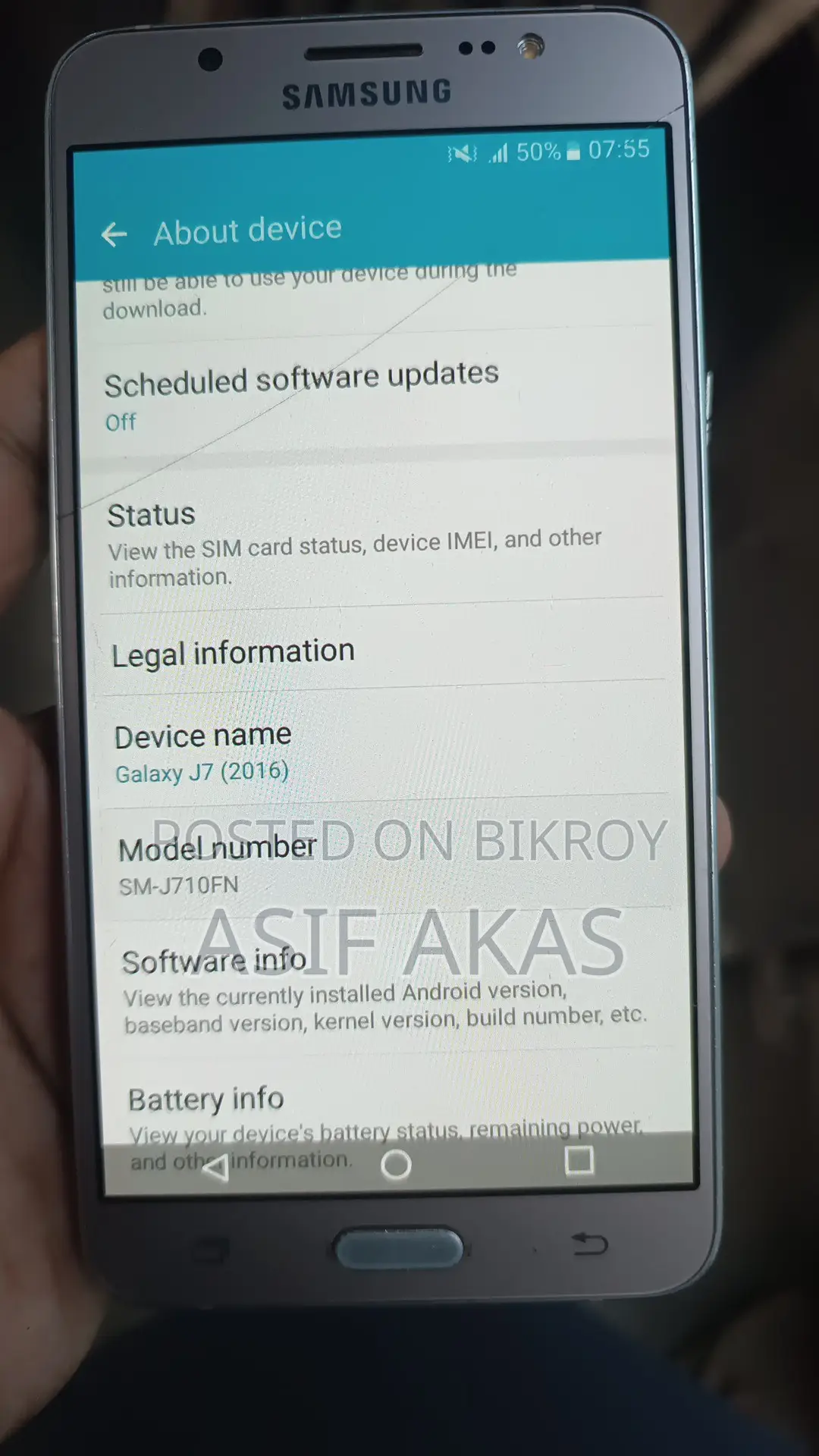 Samsung Galaxy J7 Prime . (Used)