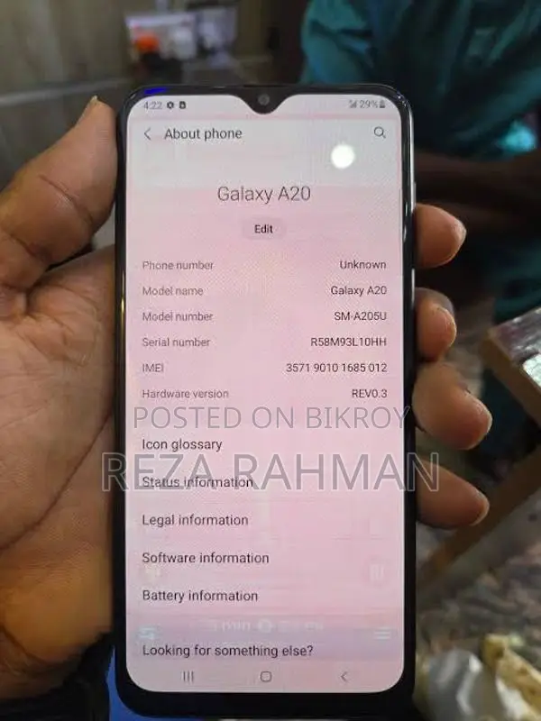 Samsung Galaxy A20 Good (Used)